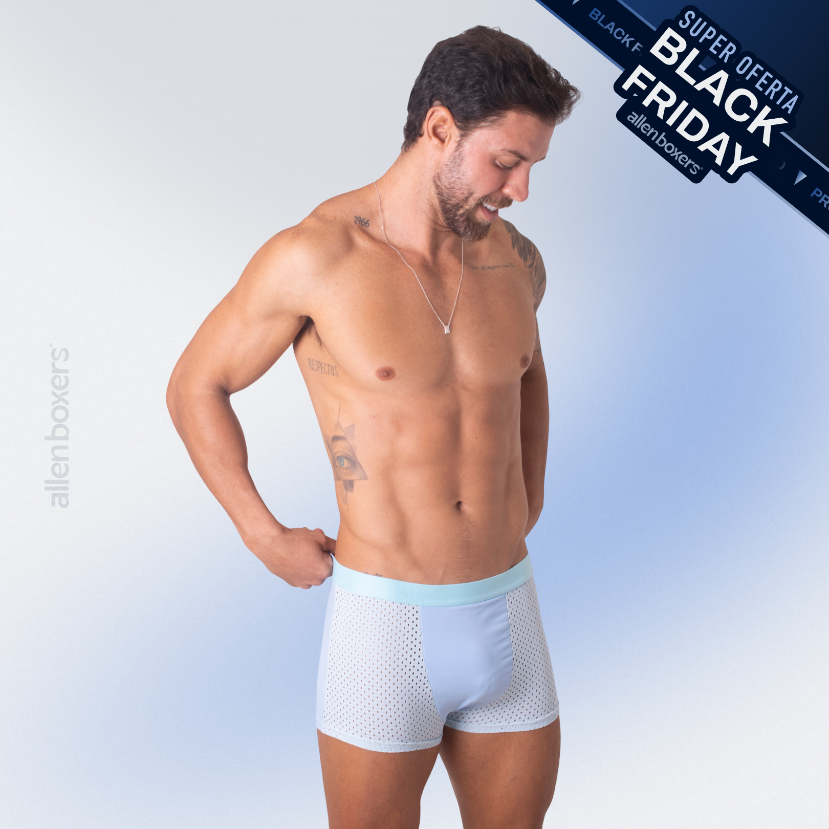 Kit Bamboo Respirável Premium 5 Long Leg + 5 Boxers