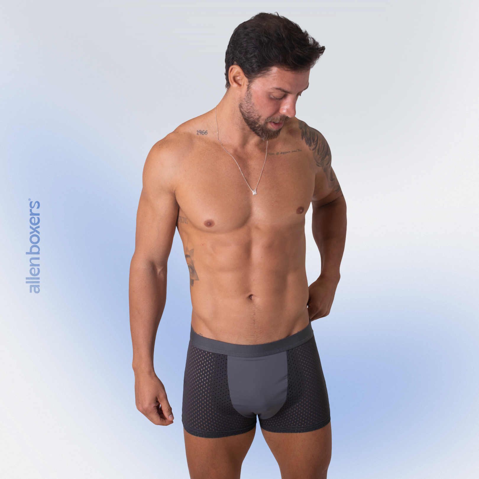Kit Bamboo Respirável Premium 5 Long Leg + 5 Boxers