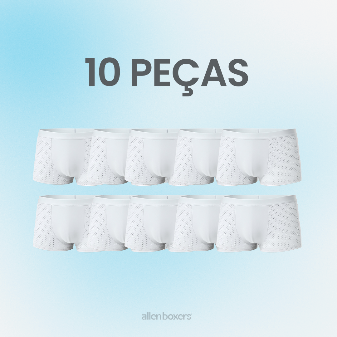 Kit Cuecas Bamboo Premium Respiráveis - Pague 5 Leve 10 Peças