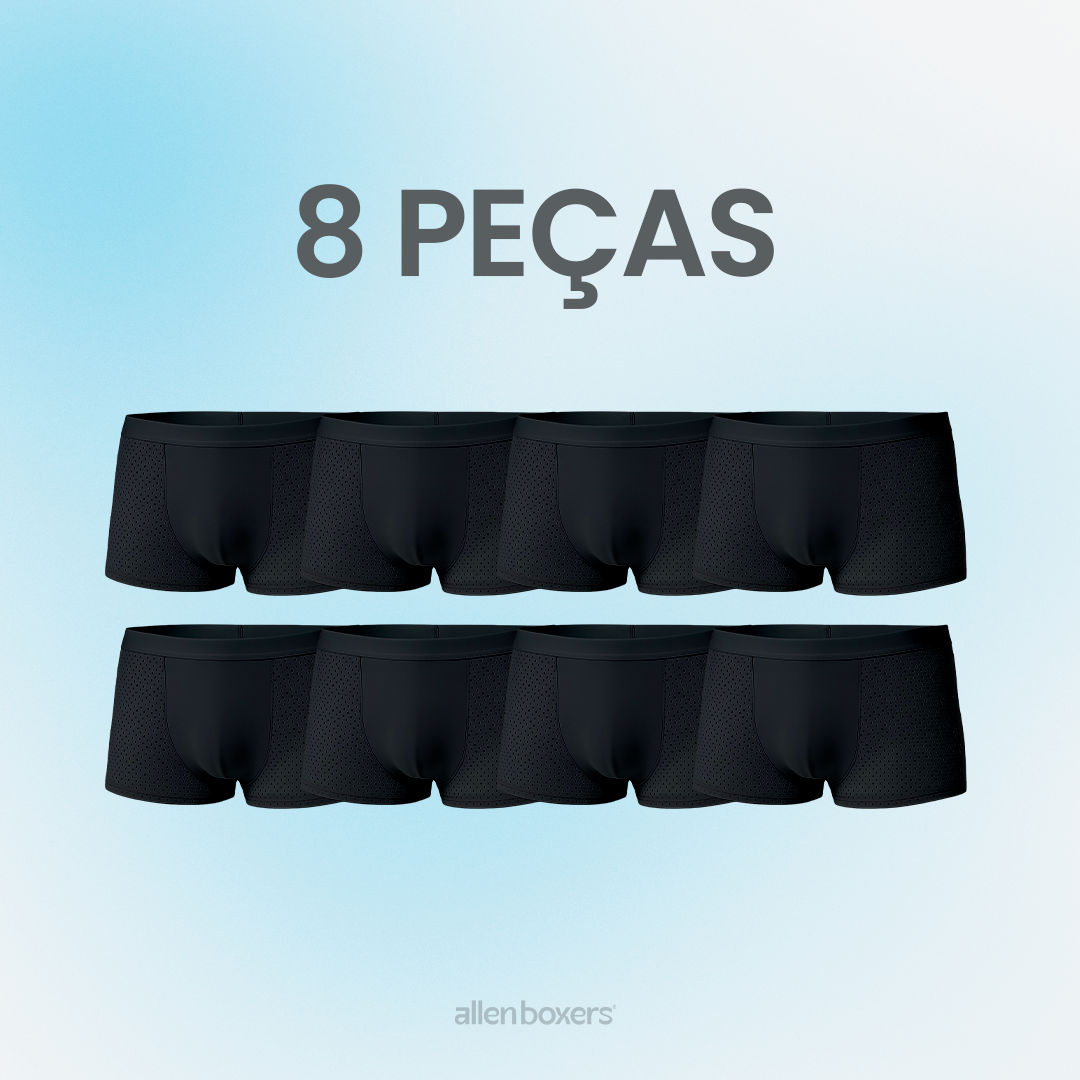 Kit Cuecas Bamboo Premium Respiráveis - Pague 4 Leve 8 Peças