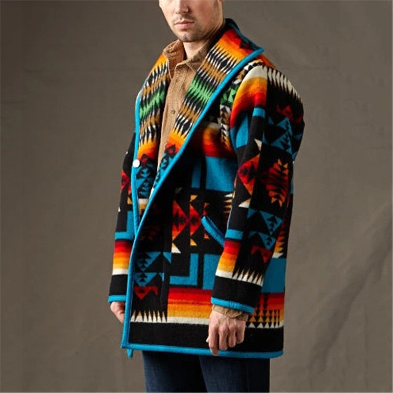 Casaco Masculino Colorido Tailandês
