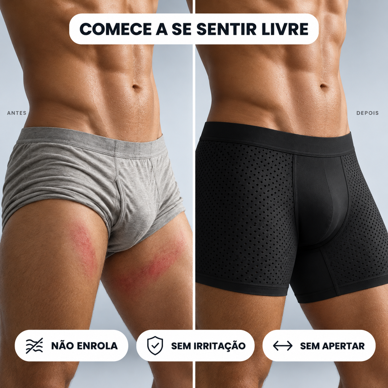 Kit Cuecas Bamboo Premium Respiráveis - Leve 10 e Pague 5 Peças