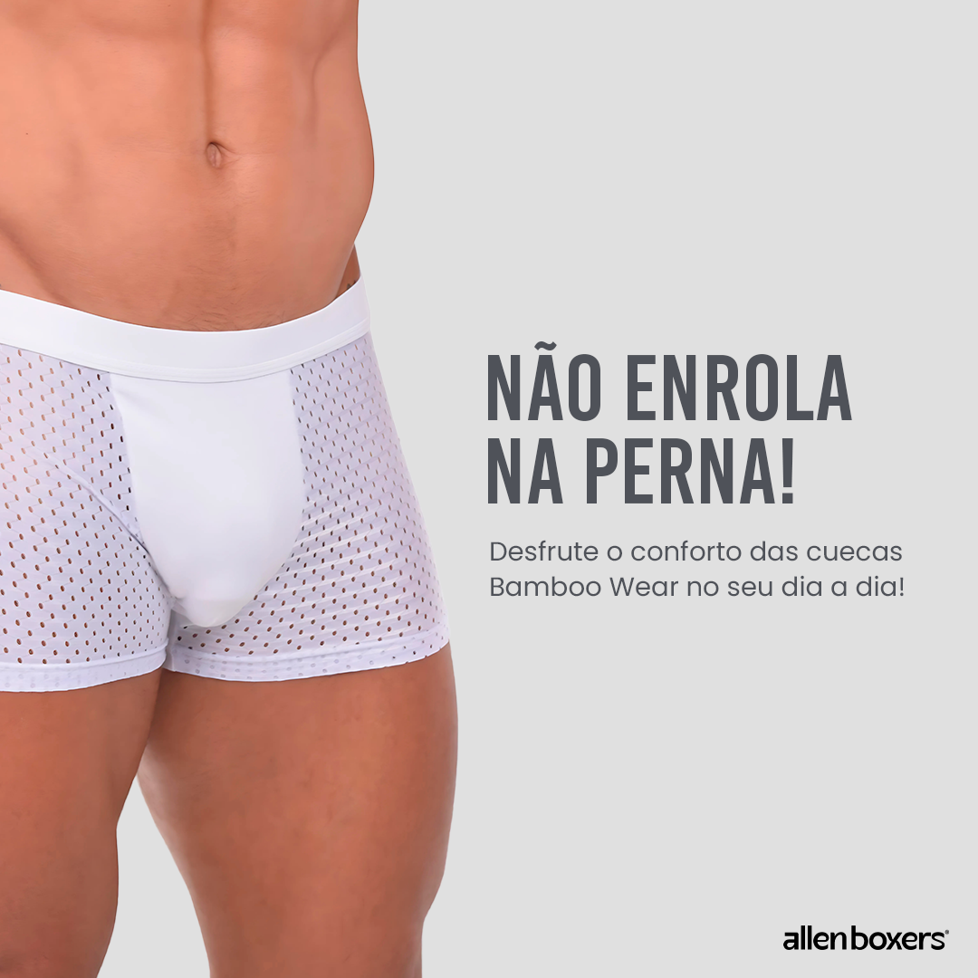 10 Cuecas Bamboo Wear + 8 Pares de Meias Respiráveis