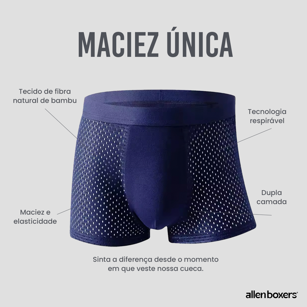 10 Cuecas Bamboo Wear + 8 Pares de Meias Respiráveis