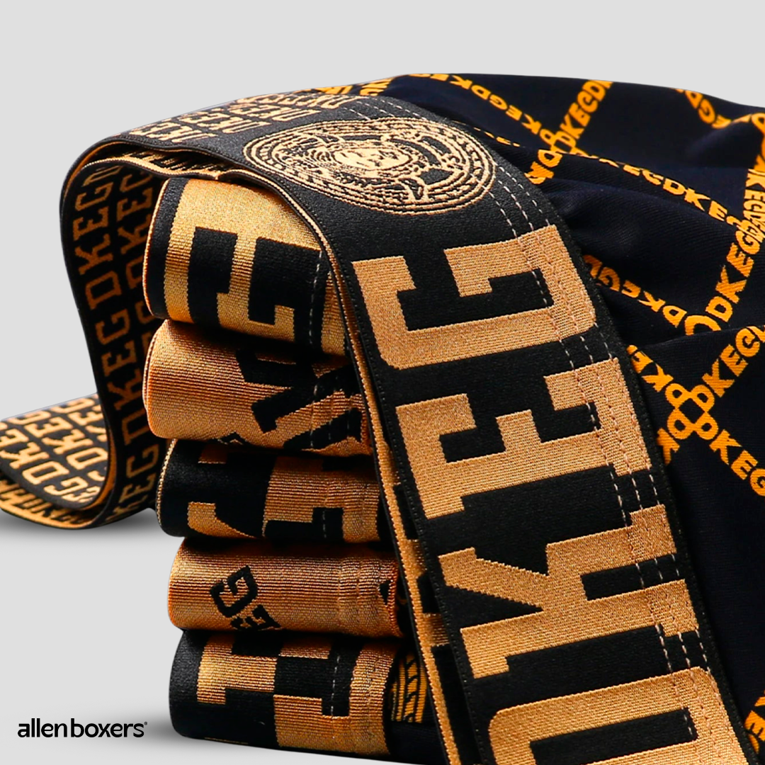 Cueca Boxer de Seda Gelo Respirável - Pack 6 Unidades