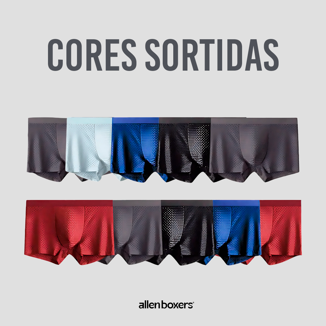 Kit Cuecas Bamboo Premium Respiráveis - Pague 5 Leve 10