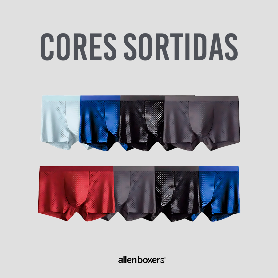 Kit Cuecas Bamboo Premium Respiráveis - Pague 4 Leve 8