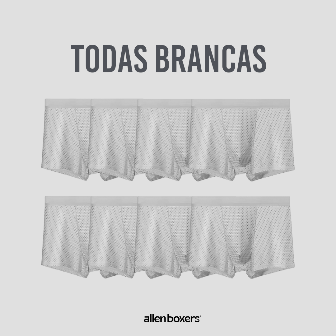 Kit Cuecas Bamboo Premium Respiráveis - Pague 4 Leve 8