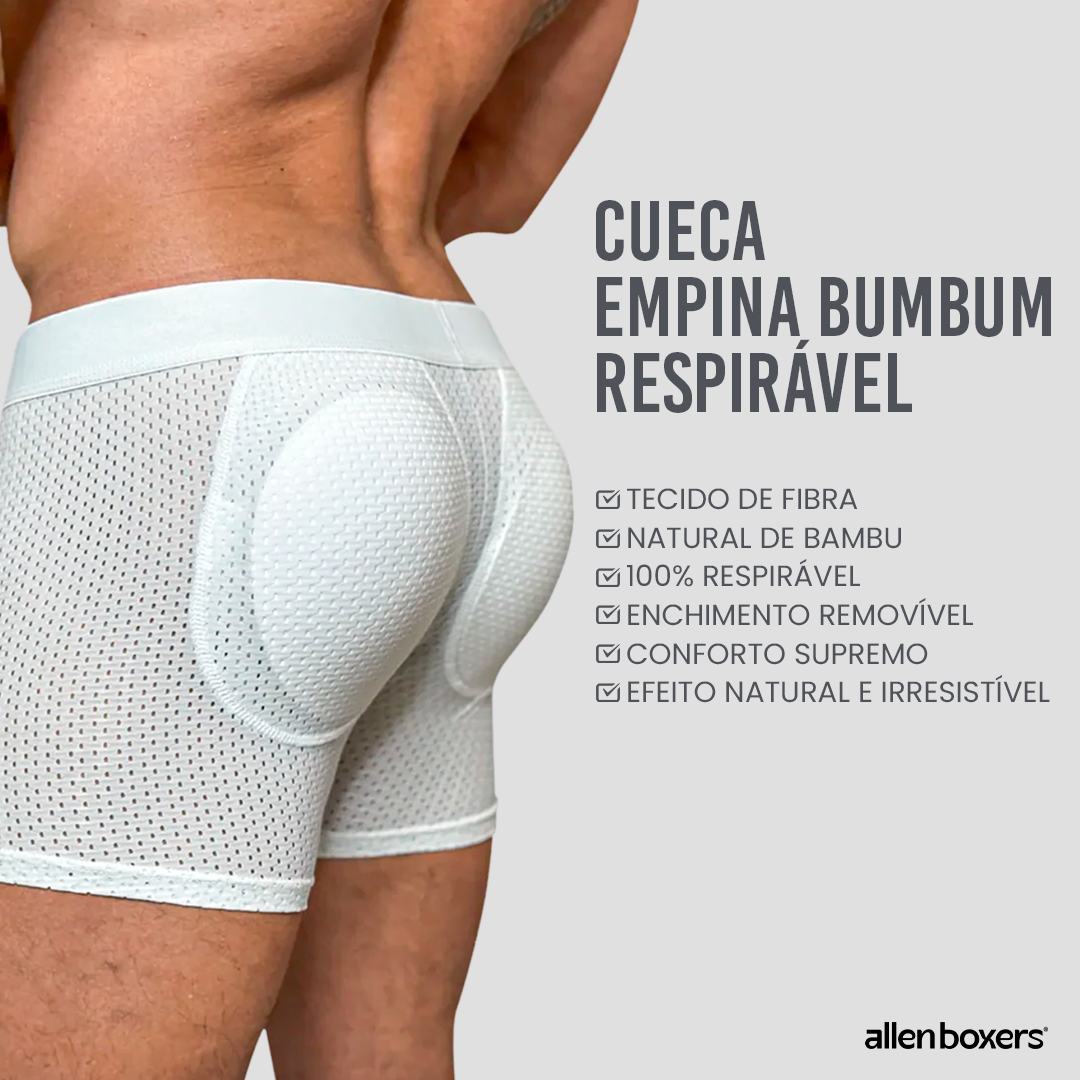 Cueca Empina Bumbum Respirável - Pague 1 Leve 2