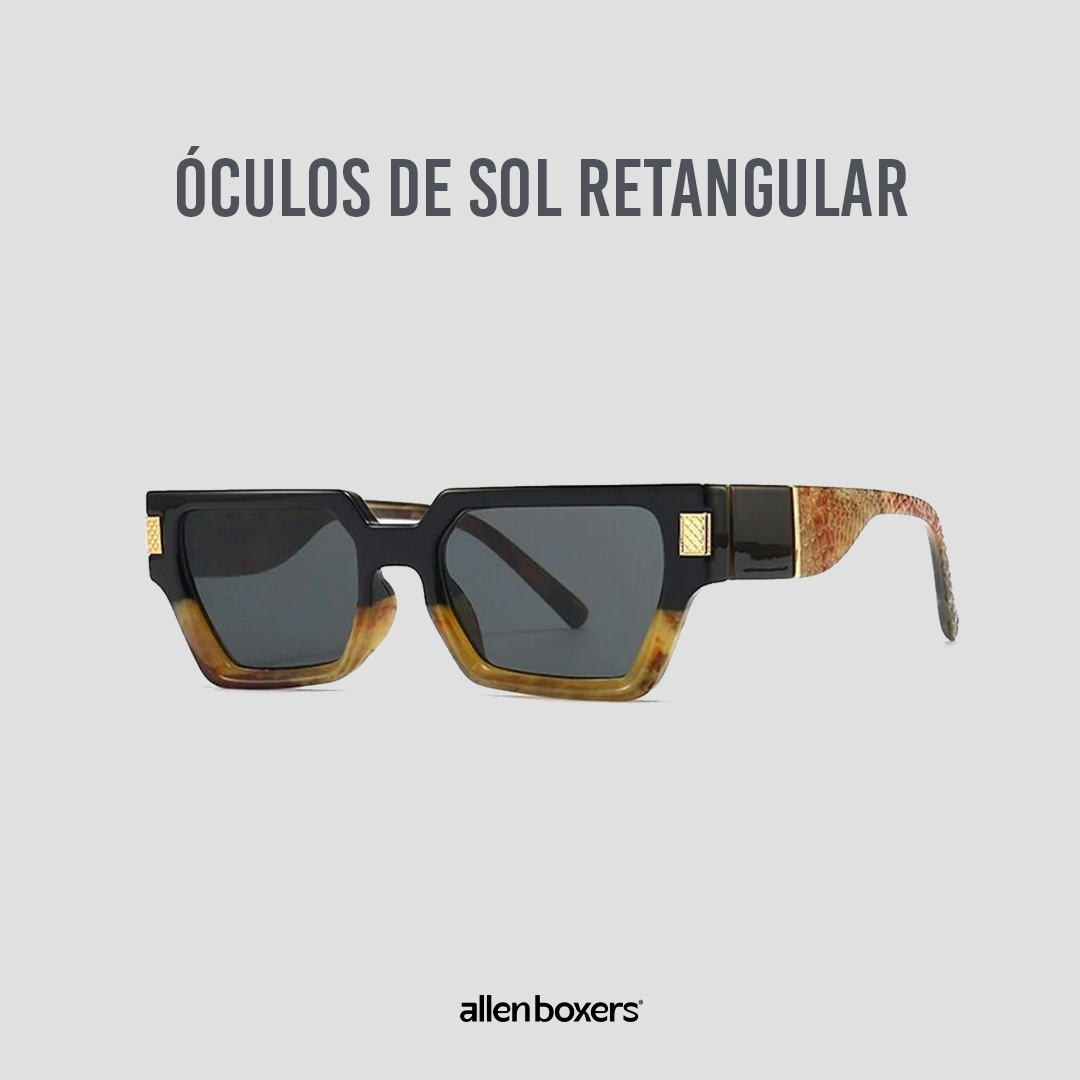 Óculos De Sol Retangular Externium Unissex