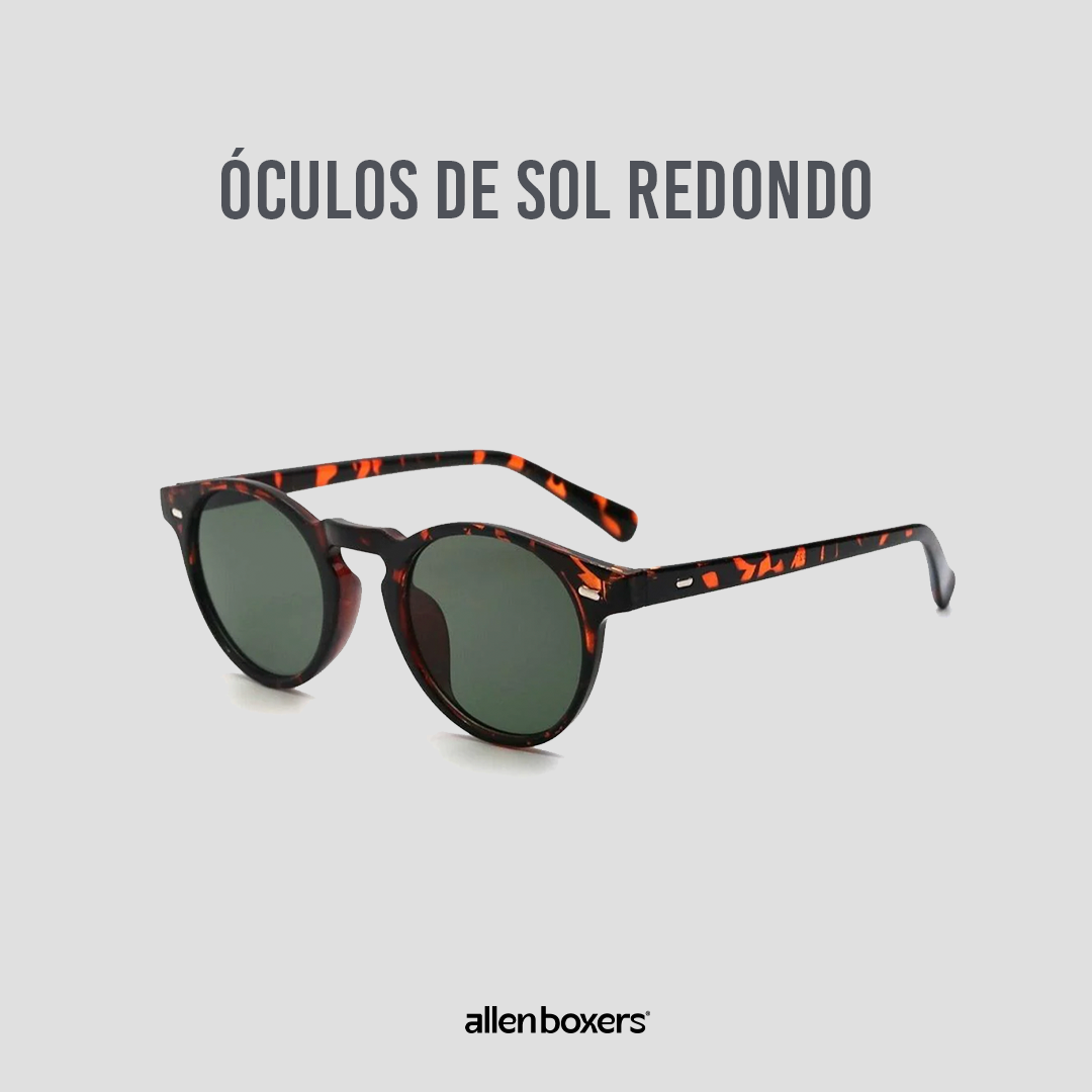 Óculos De Sol Redondo Unissex Uv400 Essence