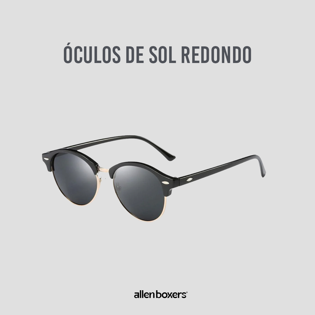 Óculos De Sol Redondo Polarizado Tuzen