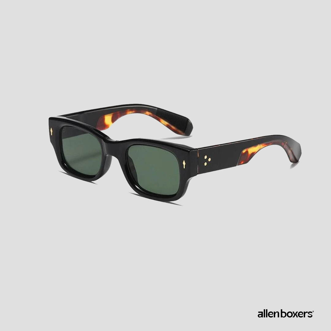 Óculos De Sol Quadrado Vintage Unissex Uv400 Double Oliver