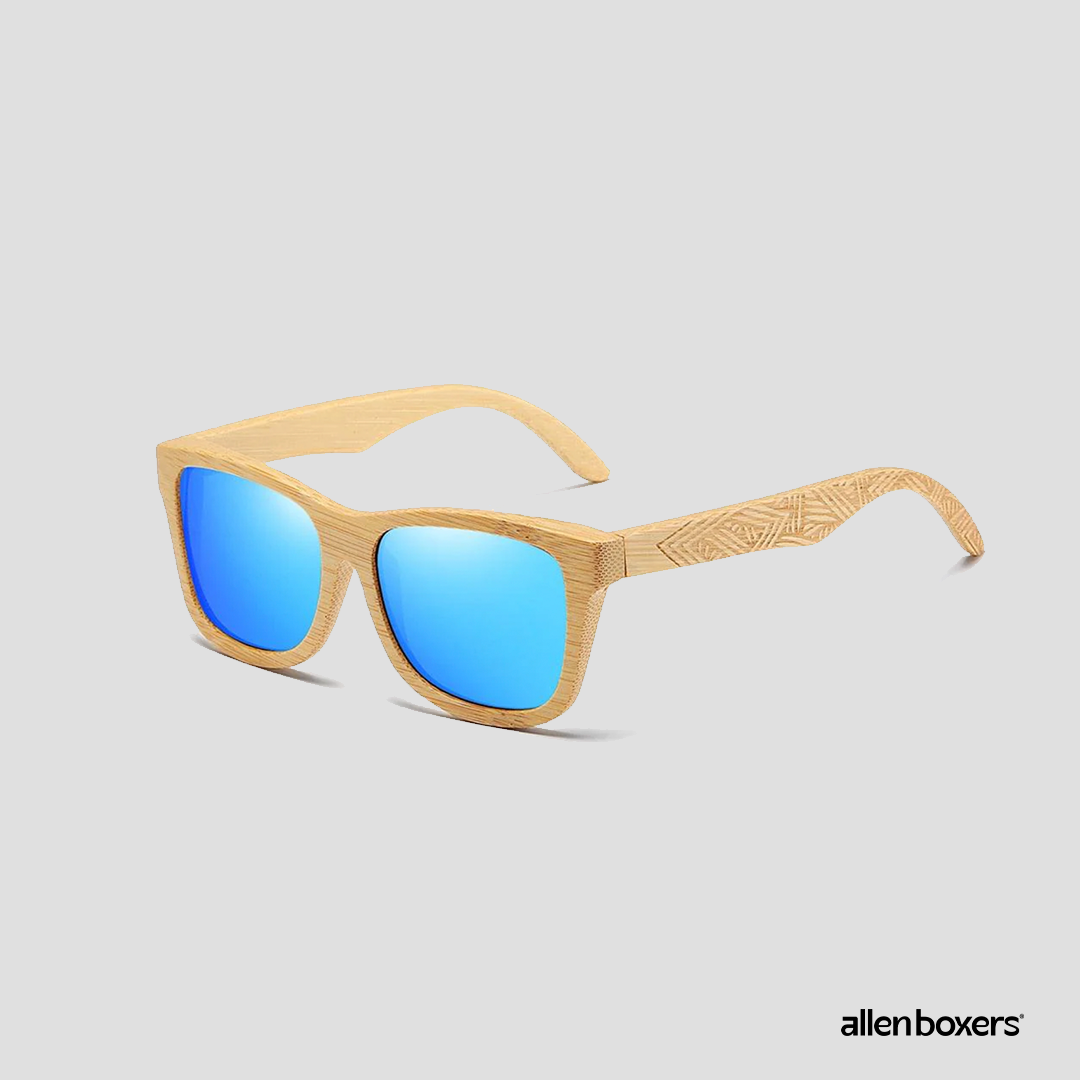 Óculos De Sol Em Madeira Polarizado Unissex - Bamboo