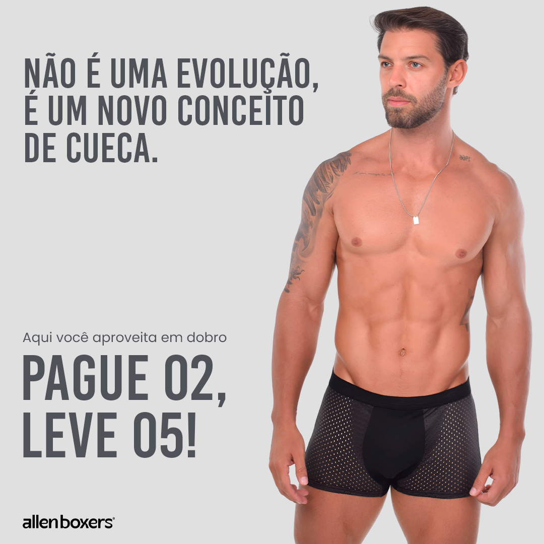 Cueca Bamboo Wear - Pack 05 peças