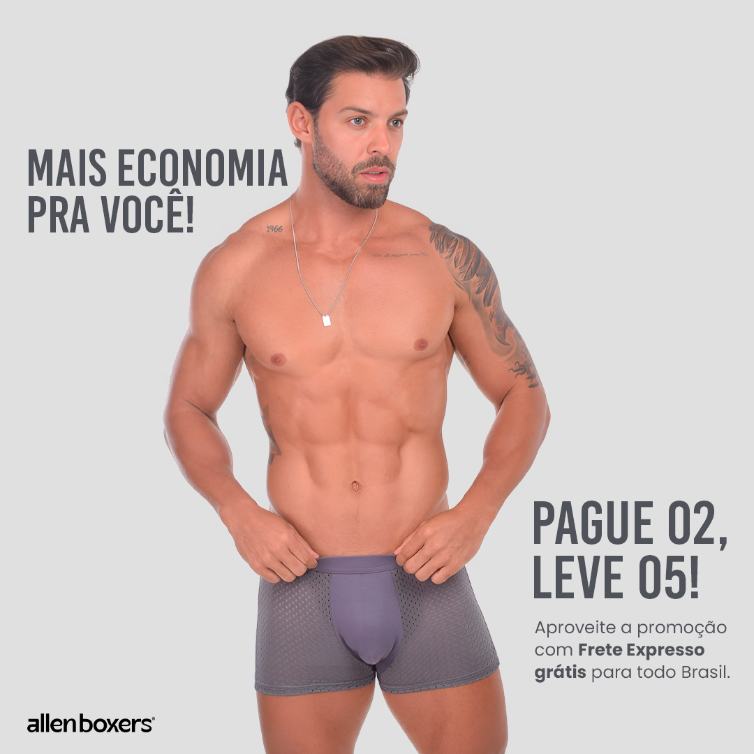 Cueca Bamboo Wear - Pack 05 peças