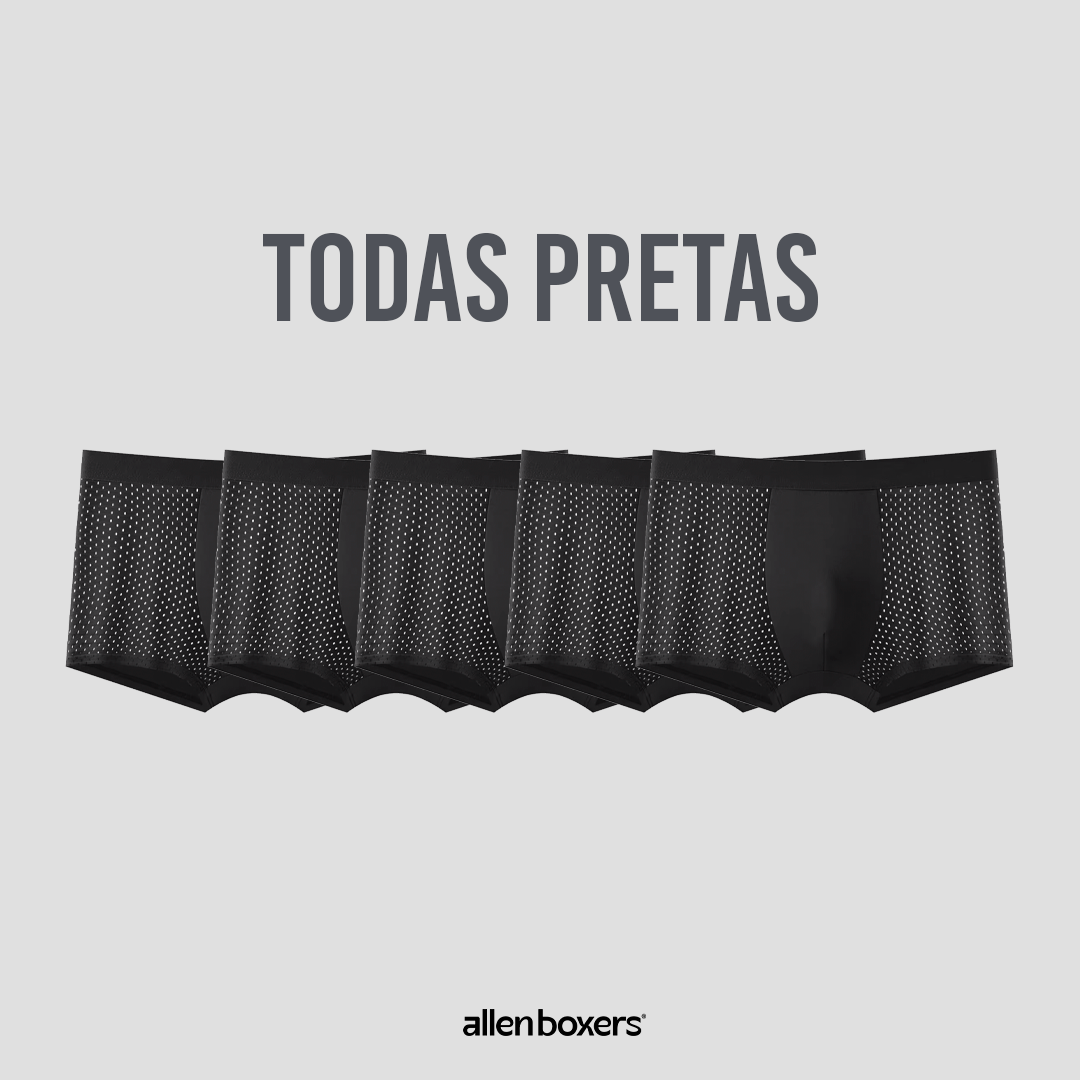 Kit Cuecas Bamboo Premium Respiráveis - Pague 3 Leve 5