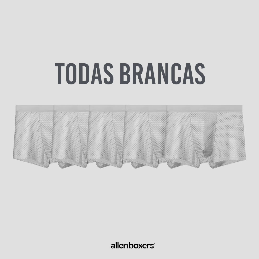 Kit Cuecas Bamboo Premium Respiráveis - Pague 3 Leve 5