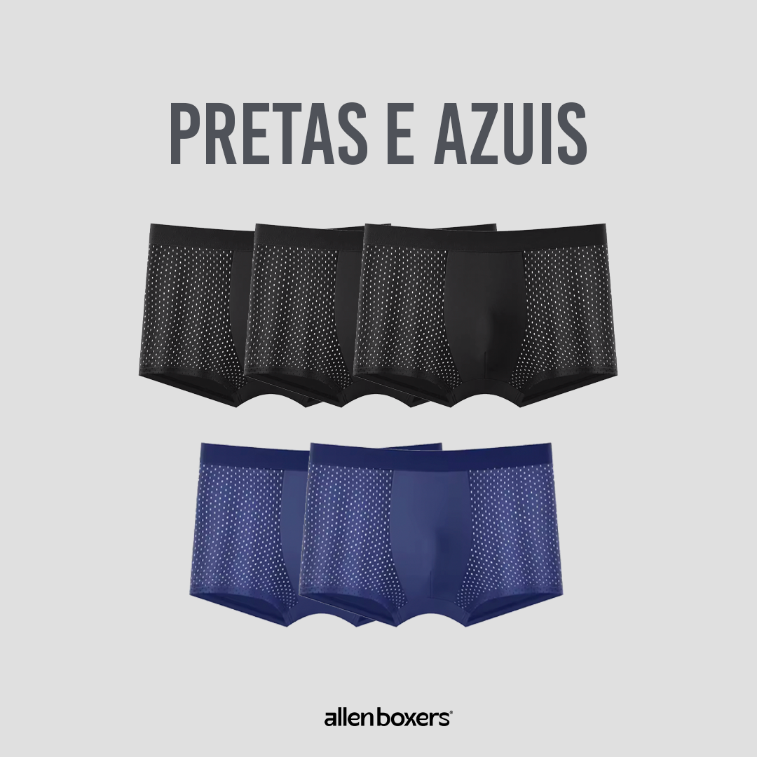 Kit Cuecas Bamboo Premium Respiráveis - Pague 3 Leve 5