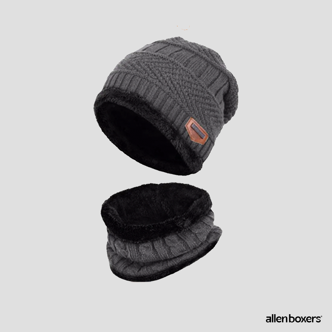 Jaqueta Masculina de Algodão + Toca e Cachecol de brinde