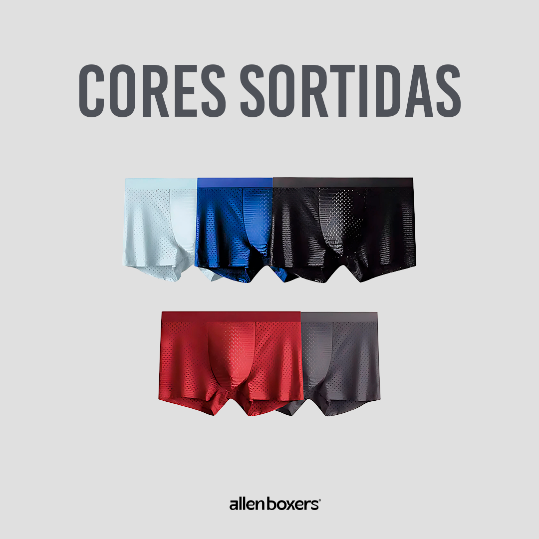 Kit Cuecas Bamboo Premium Respiráveis - Pague 3 Leve 5