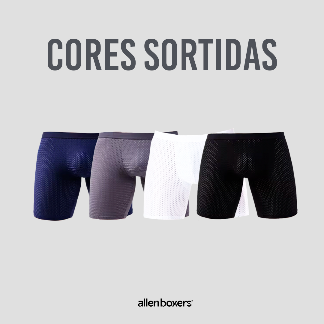 Cuecas Bamboo Wear Long Leg Respirável - Pague 4 Leve 8