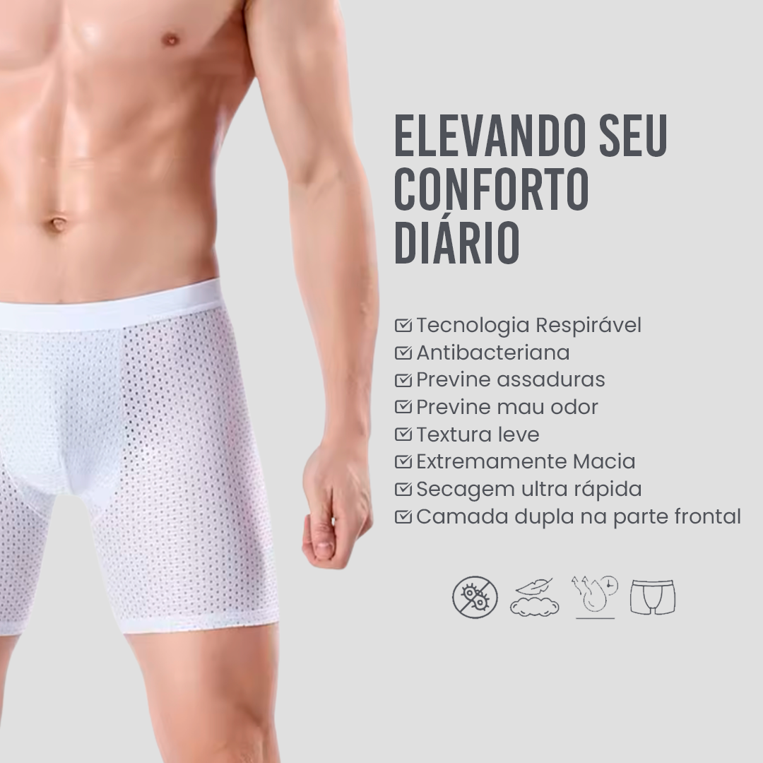Cuecas Bamboo Wear Ciclista - Pack com 8 peças