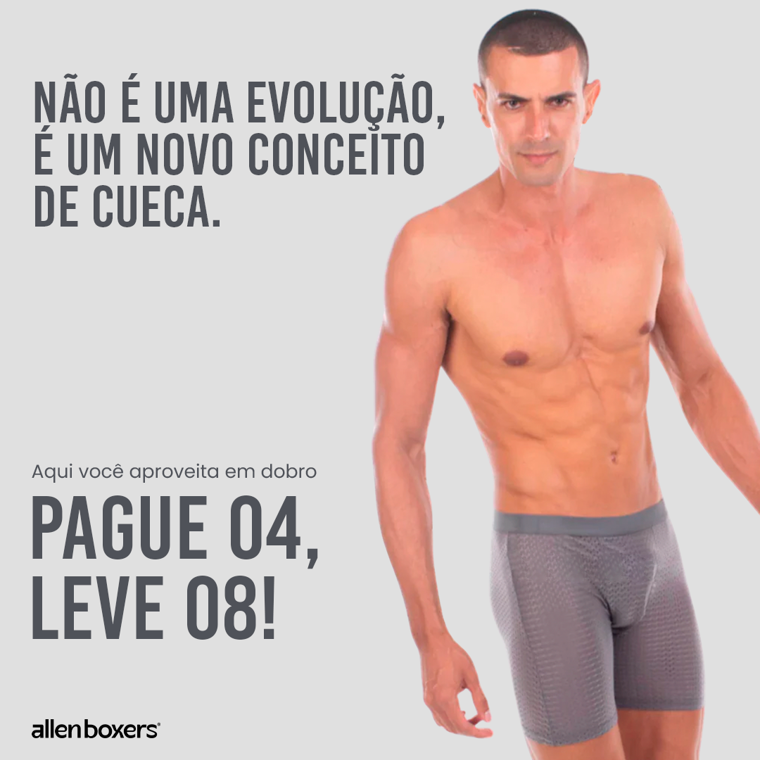 Cuecas Bamboo Wear Ciclista - Pack com 8 peças