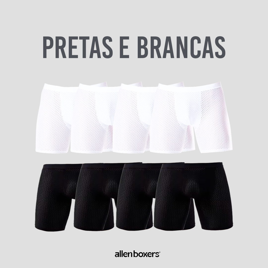 Cuecas Bamboo Wear Long Leg Respirável - Pague 4 Leve 8