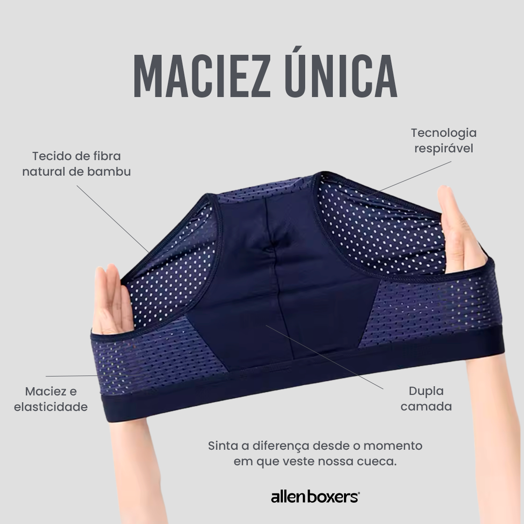 Cueca Bamboo Wear Slip - Pack com 8 peças