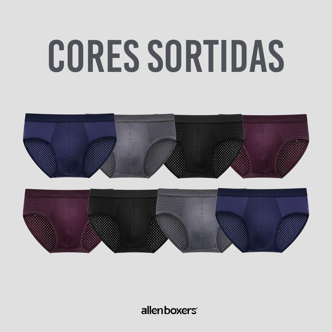 Cueca Bamboo Wear Slip - Pague 4 Leve 8 Peças