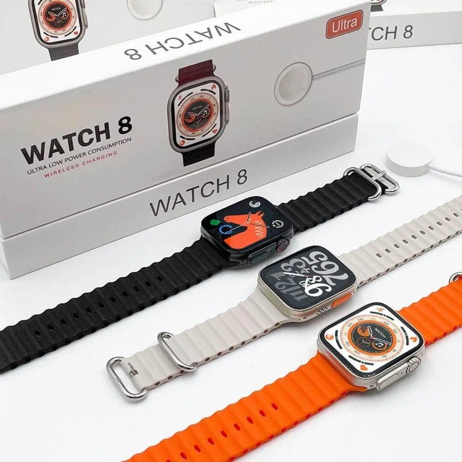 Smartwatch 9 Ultra + Leve 5 Cuecas Respiráveis