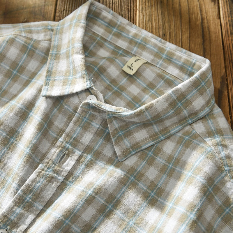Camisa Xadrez de Botão Tendence