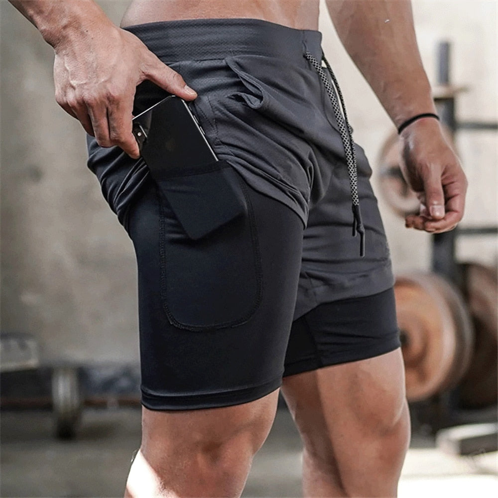 Shorts Masculino 2 Camadas - Compre 1 Leve 3
