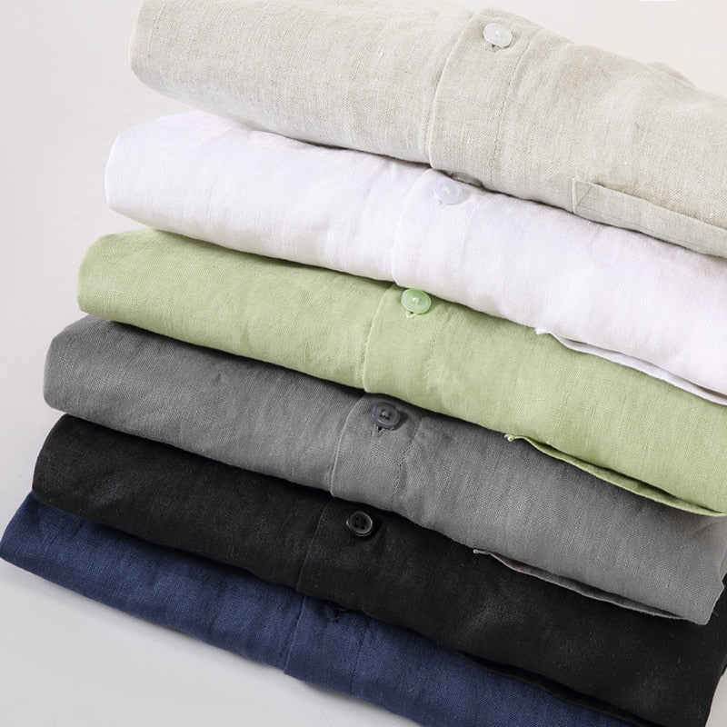 Camisa de Linho Mykonos