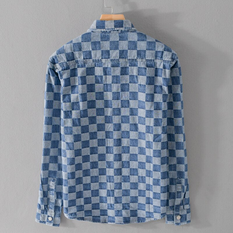 Camisa de Botão Quadriculada - Allen Shirts