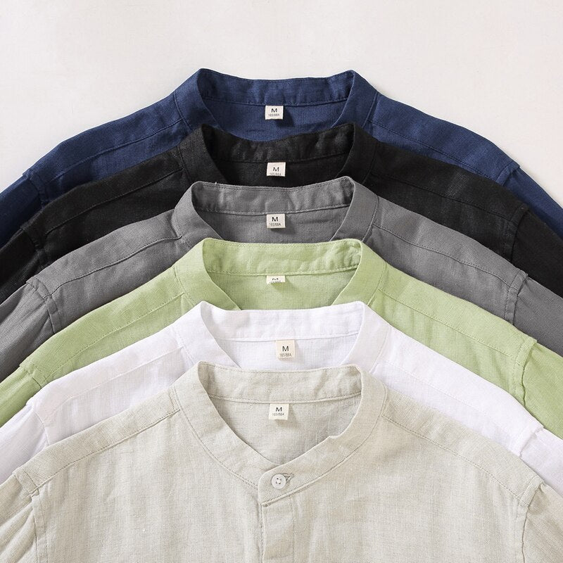 Camisa de Linho Mykonos