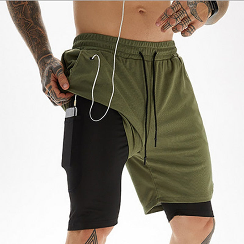 Shorts Masculino 2 Camadas - Compre 1 Leve 3