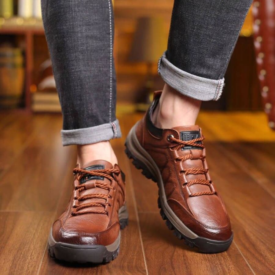 Tênis Masculino de Couro - Modern Man