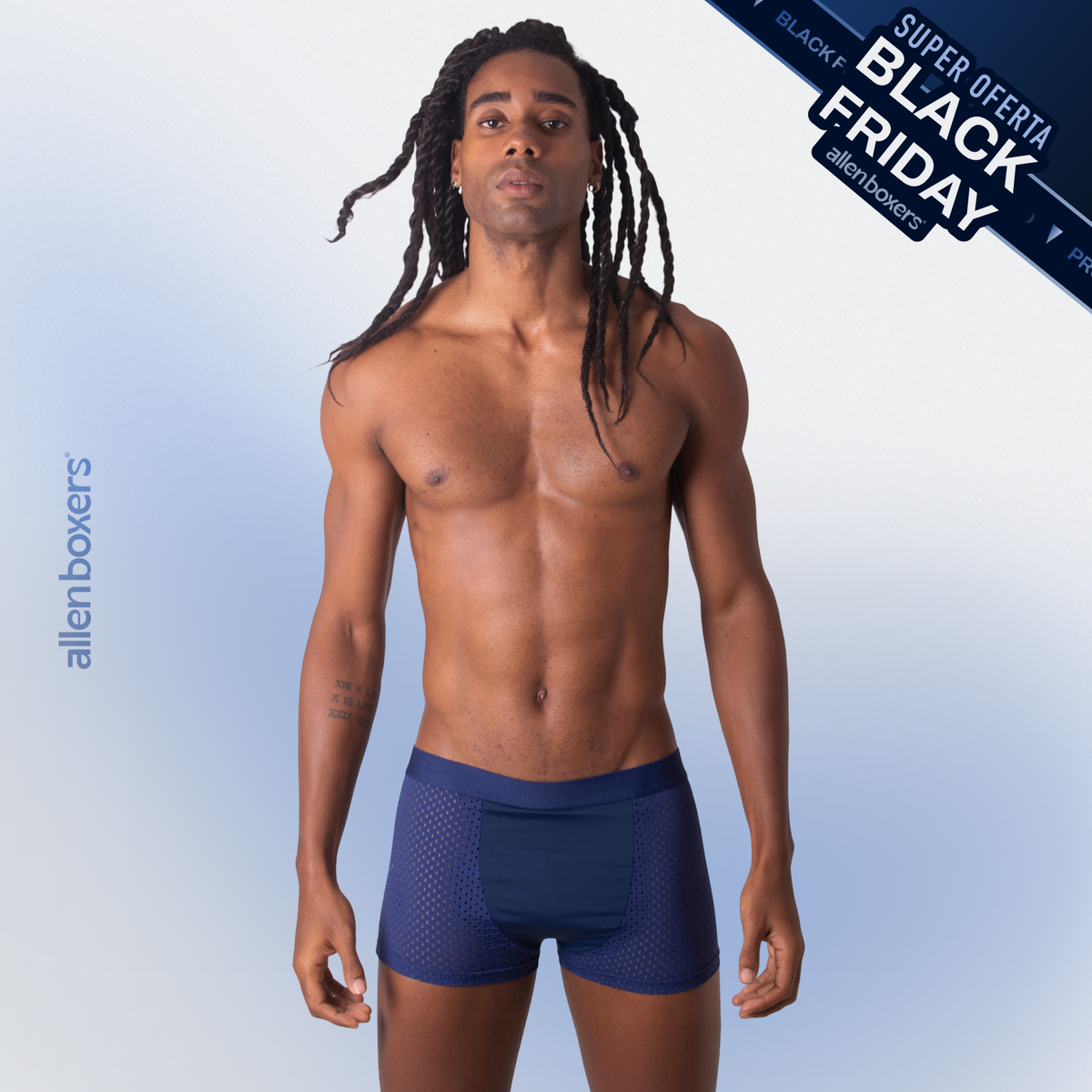 Kit Bamboo Respirável Premium 5 Long Leg + 5 Boxers