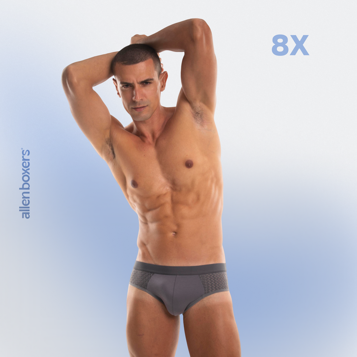 Cueca Bamboo Wear Slip - Pague 4 Leve 8 peças