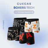 Boxers Tech - Pague 4 Leve 8 Peças
