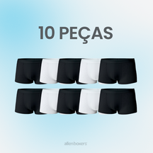 Kit Cuecas Bamboo Premium Respiráveis - Pague 5 Leve 10 Peças