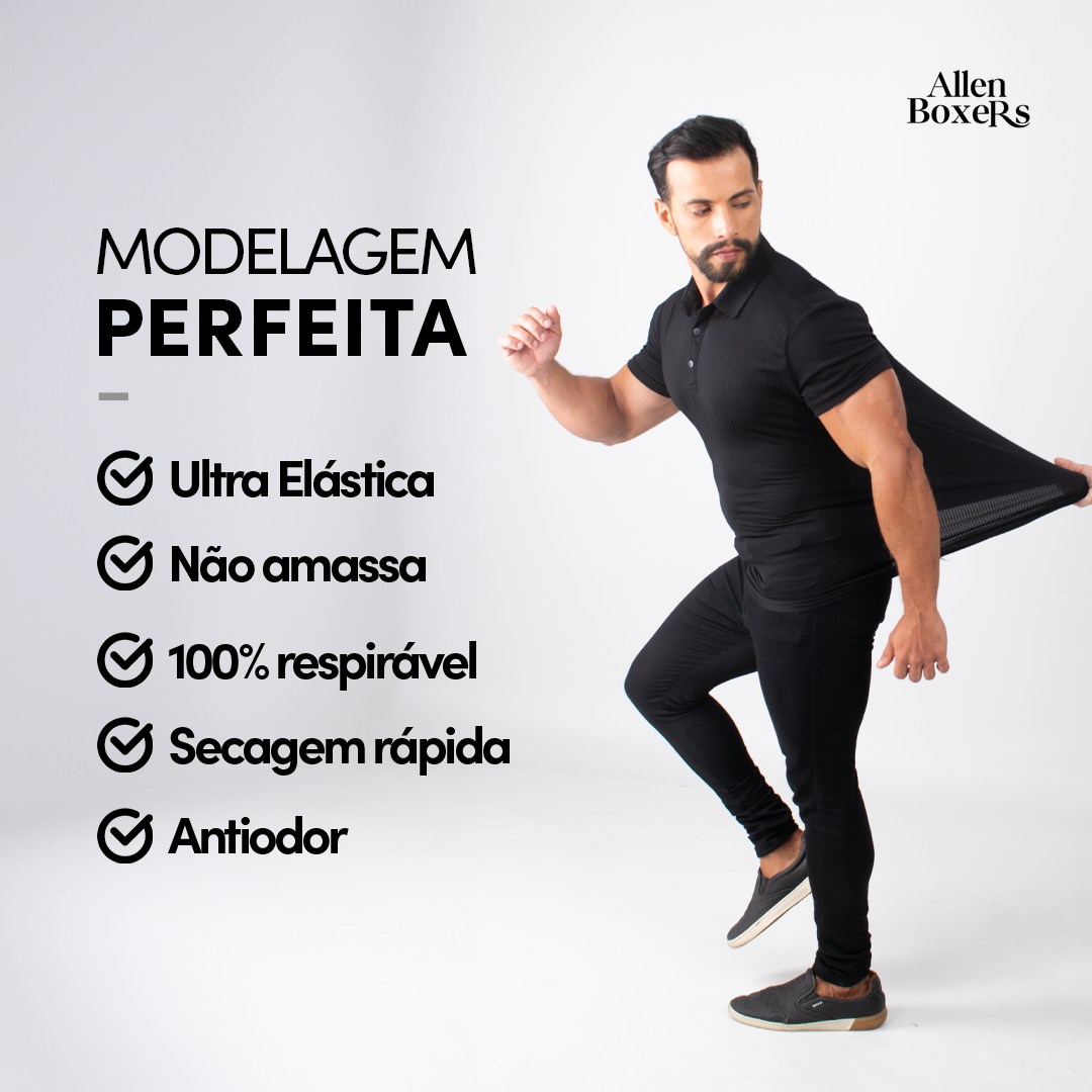 Camisa Polo Premium - UrbanTec™ [ Frete Grátis + Brinde ]