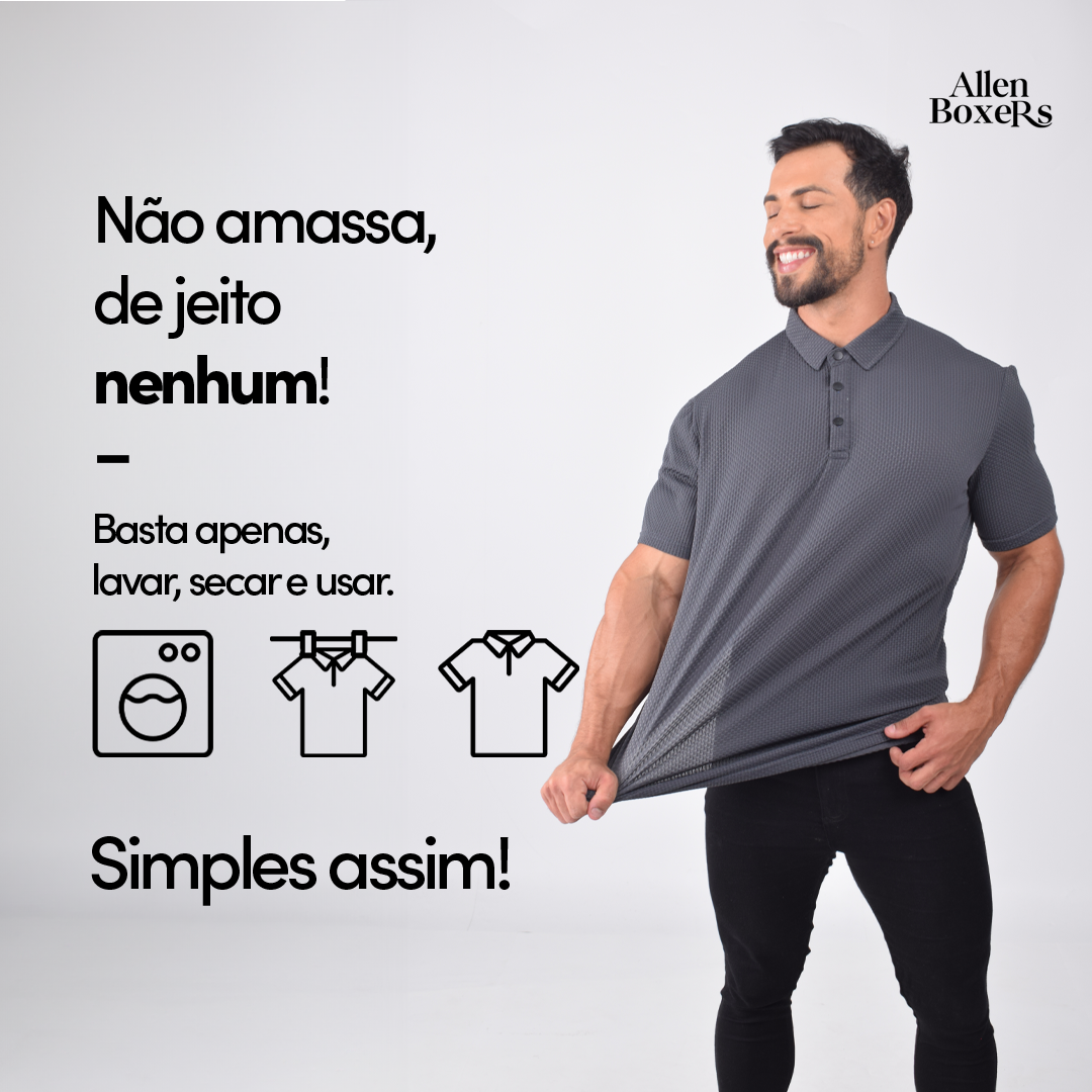 Camisa Polo Premium - UrbanTec™ [ Frete Grátis + Brinde ]