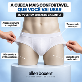 Cueca Slip Algodão Genuíno - Leve 5 e Pague 3