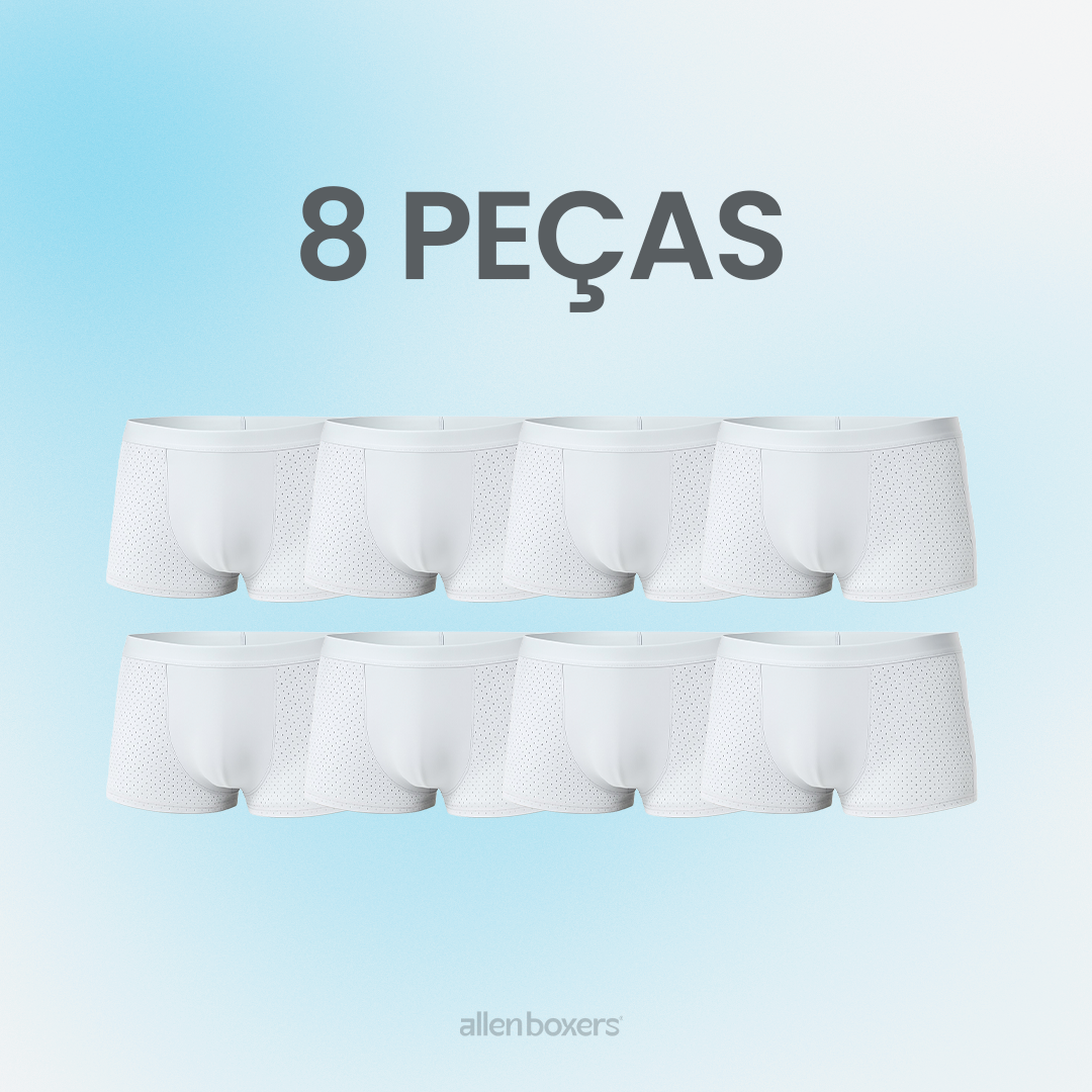 Kit Cuecas Bamboo Premium Respiráveis - Pague 4 Leve 8 Peças