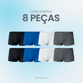 Kit Cuecas Bamboo Premium Respiráveis - Pague 4 Leve 8 Peças