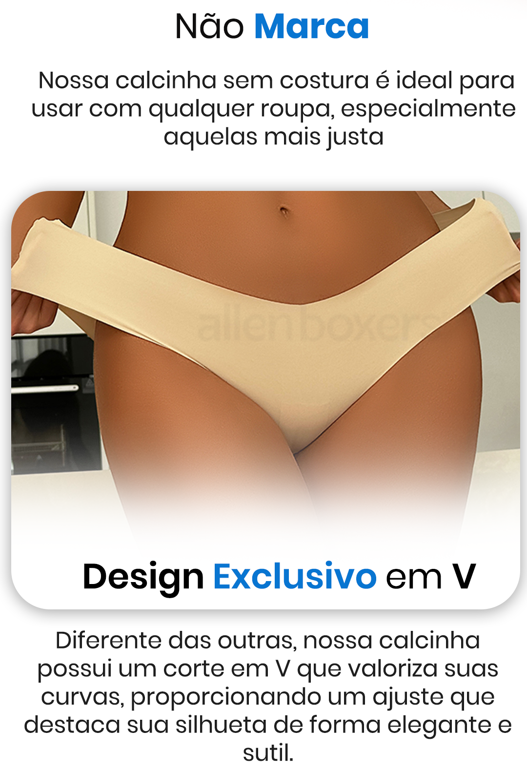 Calcinhas Respirável Sem Costura - PAGUE 5 LEVE 10 PEÇAS