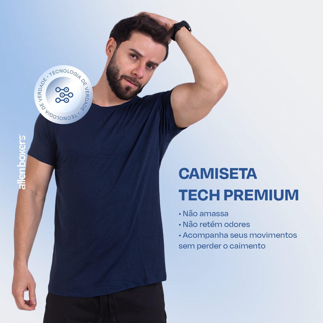 Camiseta Tech Premium AllenBoxers - Leve 3 peças